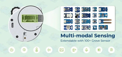 SenseCAP Watcher XiaoZhi AI Voice Assistant - Smart Home Device with Camera, Face Recognition & Multilingual ESP32S3