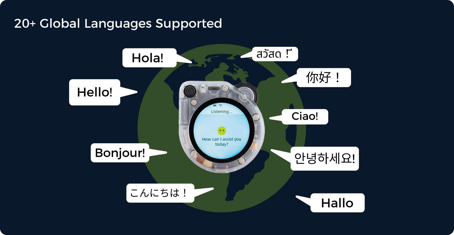 SenseCAP Watcher XiaoZhi AI Voice Assistant - Smart Home Device with Camera, Face Recognition & Multilingual ESP32S3