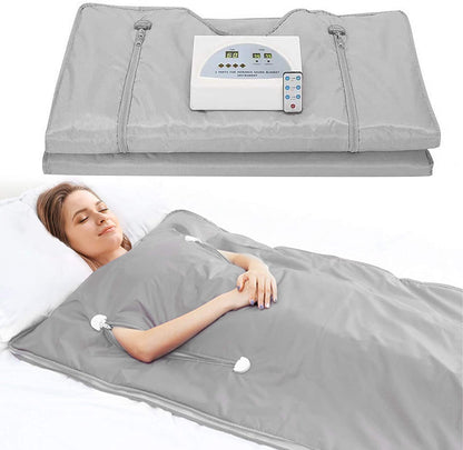 Professional Slimming Far-Infrared Sauna Blanket – Waterproof Weight Loss & Heating Therapy for Home Spa