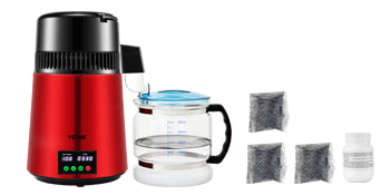 SucceBuy 4L Water Distiller – Home Purifier with 1L/H Distilling Speed & Touch Screen